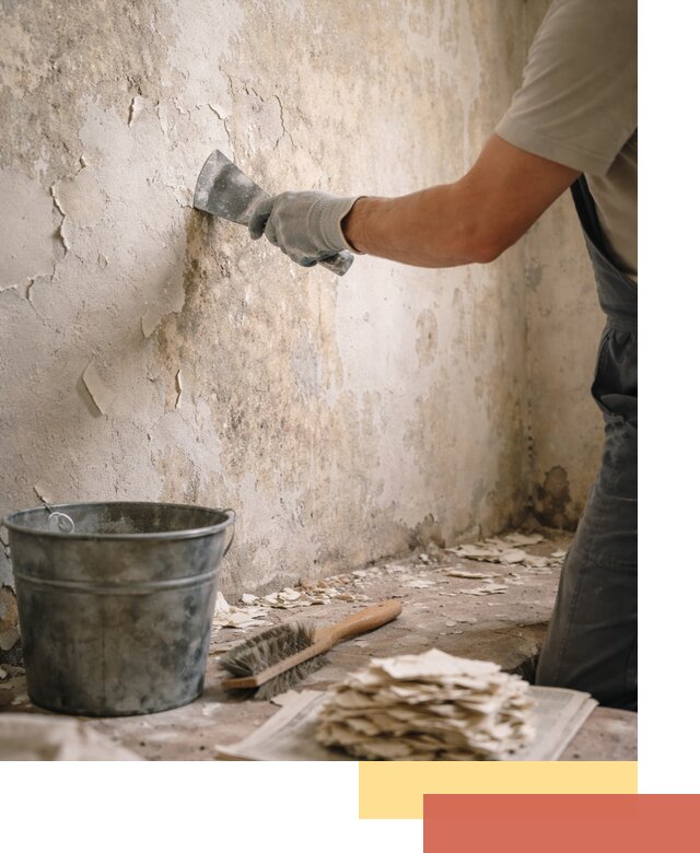 Удаление старой краски со стен в Нижнем Тагиле качественно и быстро