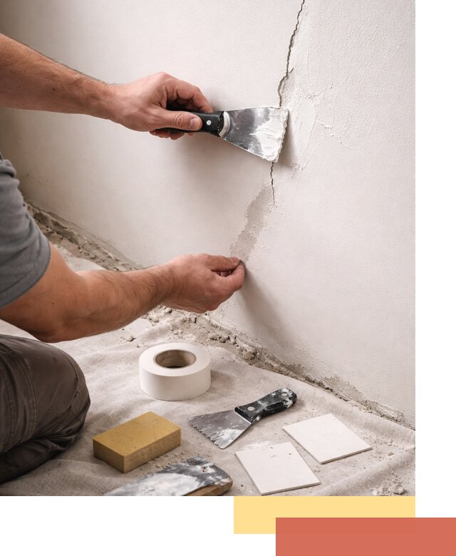 Заделка трещин и сколов в стенах и потолках в Нижнем Тагиле