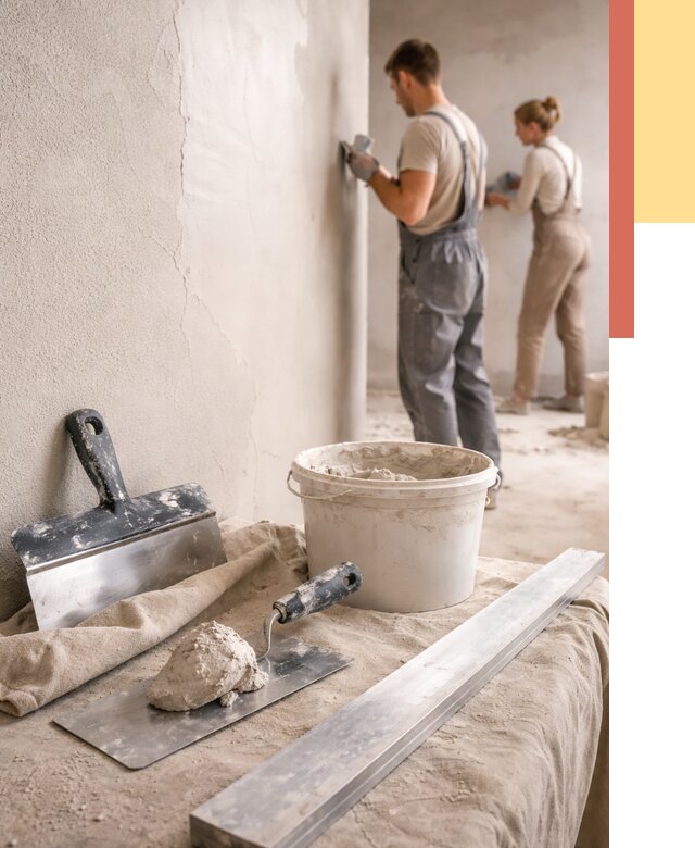 Штукатурка стен гипсовая в Нижнем Тагиле от 4684 руб/м2 — быстро и недорого | ОТДЕЛОЧНИК-Нжн