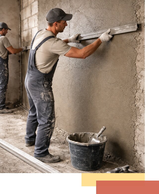 Штукатурка стен цементно-песчаная в Нижнем Тагиле профессионально