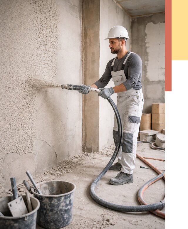 Машинная штукатурка стен в Нижнем Тагиле под ключ от 6766 руб./м2 | ОТДЕЛОЧНИК-Нжн