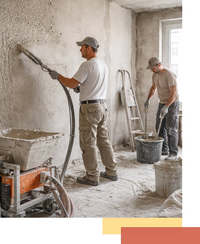 Машинная штукатурка стен в Нижнем Тагиле — быстро и качественно