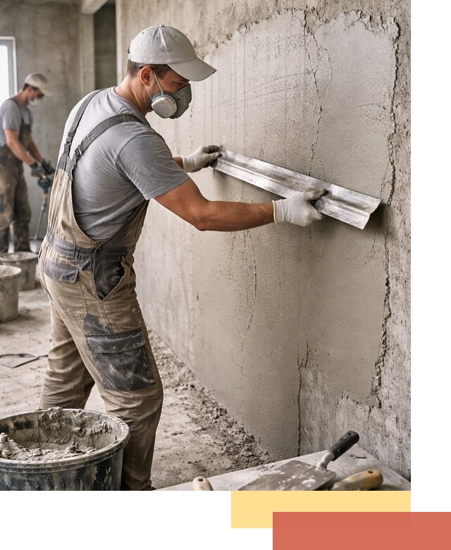 Штукатурка бетонных стен в Нижнем Тагиле качественно и долговечно