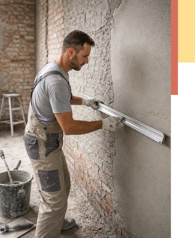 Штукатурка кирпичных стен в Нижнем Тагиле от 4684 руб/м2 — быстро и недорого | ОТДЕЛОЧНИК-Нжн