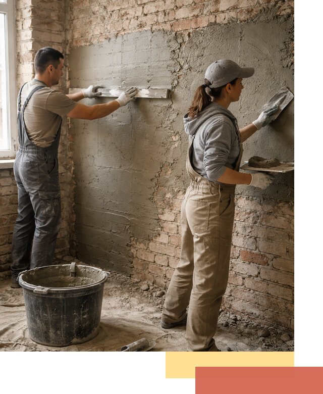 Штукатурка кирпичных стен в Нижнем Тагиле — качественно и надежно