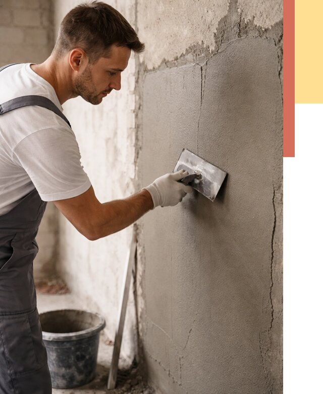 Штукатурка стен под плитку в Нижнем Тагиле от 4372 руб./м2 — выравнивание под плитку | ОТДЕЛОЧНИК-Нжн