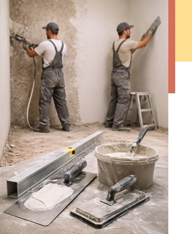 Штукатурка стен под обои в Нижнем Тагиле от 4684 руб./м2 — выравнивание под обои | ОТДЕЛОЧНИК-Нжн