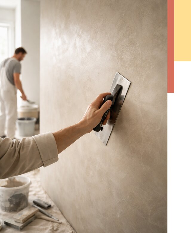 Венецианская штукатурка в Нижнем Тагиле от 3643 руб/м² — нанесение стен под ключ | ОТДЕЛОЧНИК-Нжн