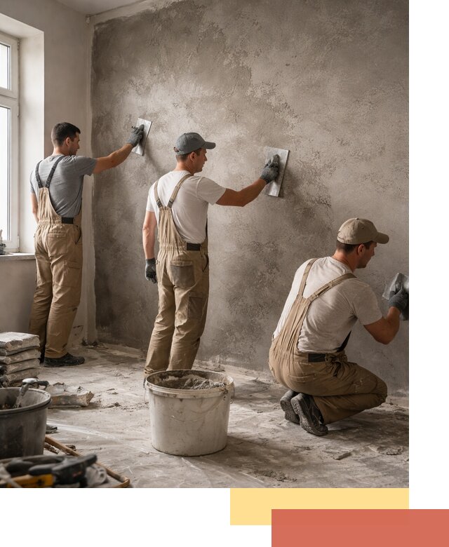 Декоративная штукатурка под бетон в Нижнем Тагиле для стен и потолков