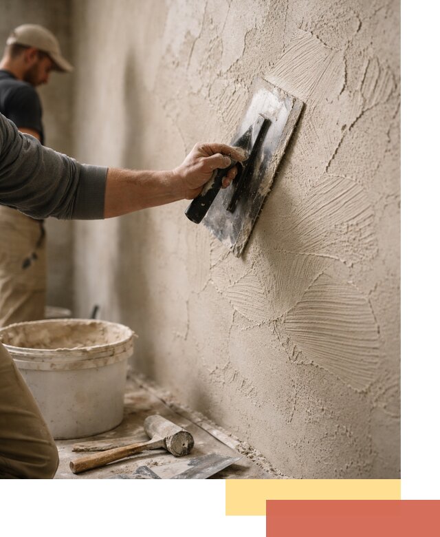 Фактурная штукатурка стен в Нижнем Тагиле — монтаж, отделка, реставрация