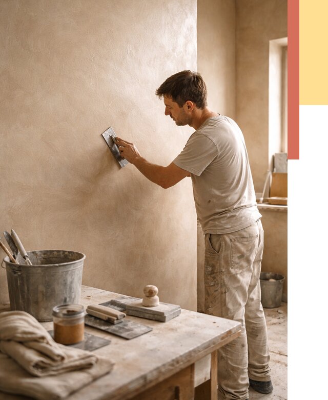 Марокканская штукатурка таделакт в Нижнем Тагиле под ключ от 4372 руб. | ОТДЕЛОЧНИК-Нжн