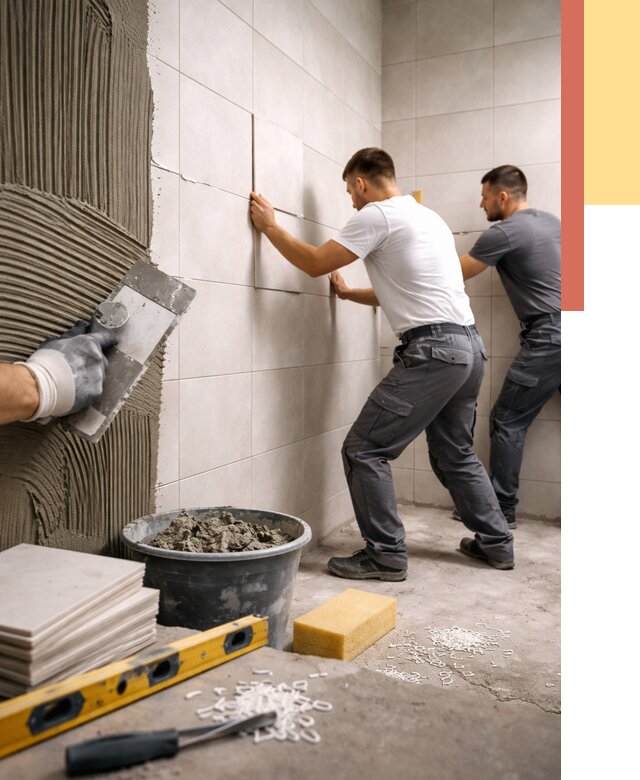 Укладка плитки на стены в Нижнем Тагиле от 885 руб. — качественно и недорого | ОТДЕЛОЧНИК-Нжн