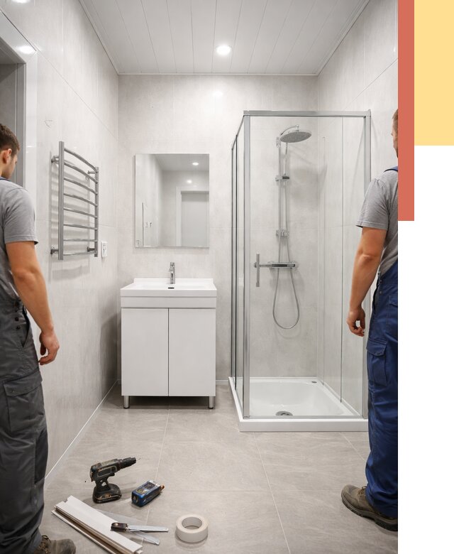 Отделка ванной комнаты панелями ПВХ в Нижнем Тагиле от 4684 руб. за м2 | ОТДЕЛОЧНИК-Нжн