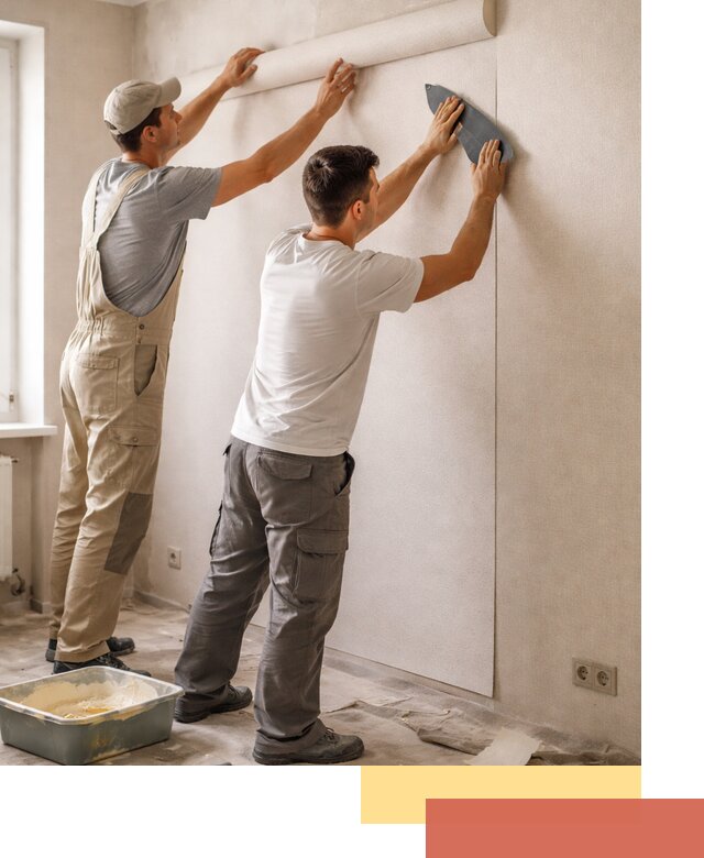 Поклейка виниловых обоев в Нижнем Тагиле профессионально и качественно