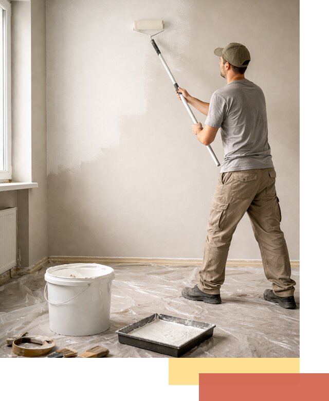 Покраска стен латексной краской в Нижнем Тагиле качественно и быстро