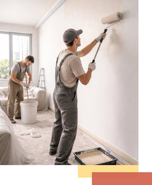 Покраска стен в офисе в Нижнем Тагиле — быстрый и качественный ремонт