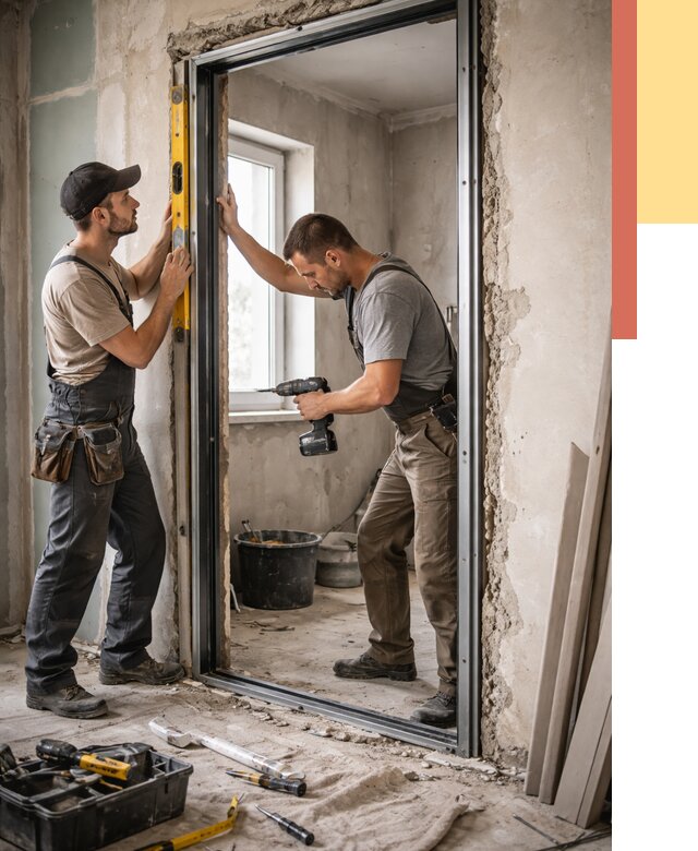 Закладка дверного проема в Нижнем Тагиле от 3643 руб. — быстро и недорого | ОТДЕЛОЧНИК-Нжн