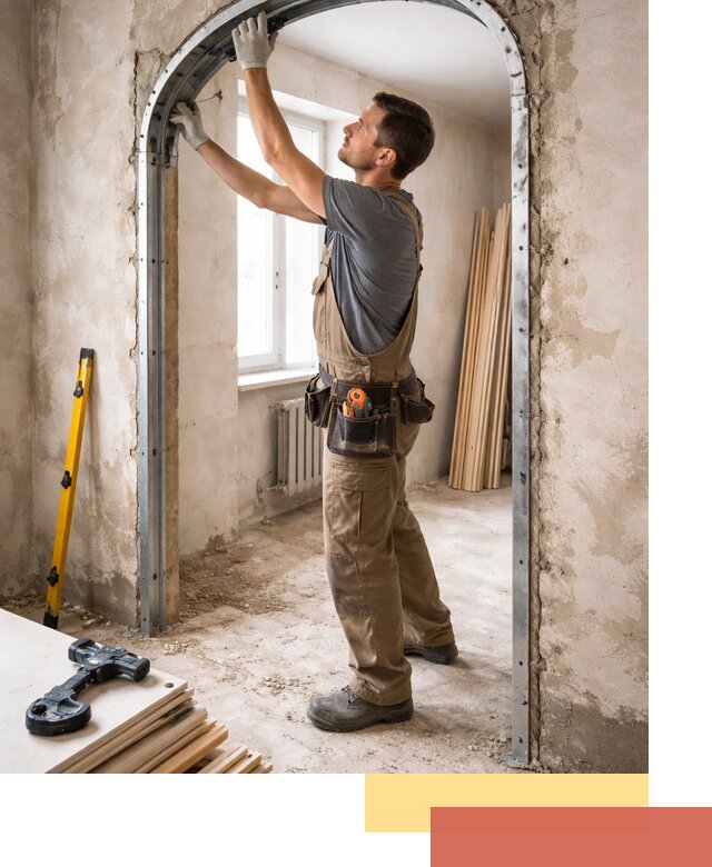 Устройство арочного проема в Нижнем Тагиле под ключ