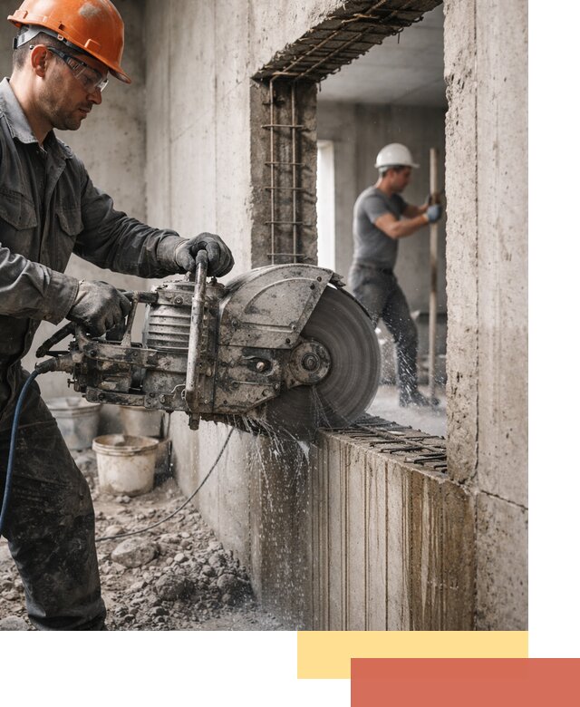 Алмазная резка проемов в Нижнем Тагиле быстро и точно