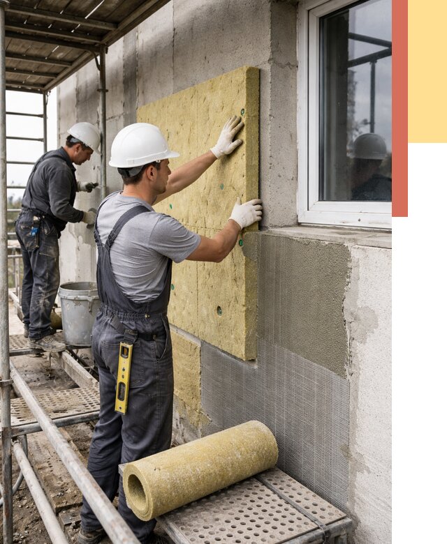 Утепление стен в Нижнем Тагиле от 4476 руб. под ключ — быстро и недорого | ОТДЕЛОЧНИК-Нжн