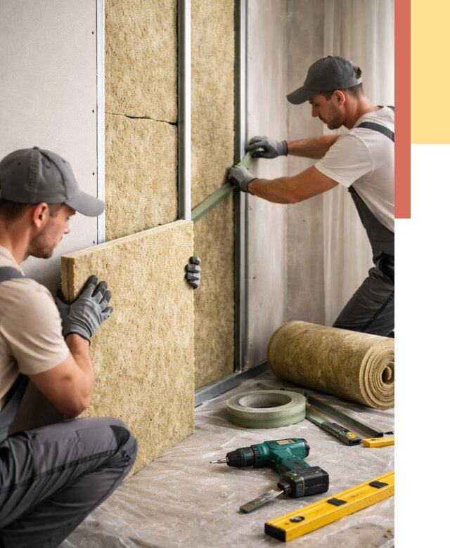 Шумоизоляция стен в Нижнем Тагиле под ключ от 1926 руб. | ОТДЕЛОЧНИК-Нжн