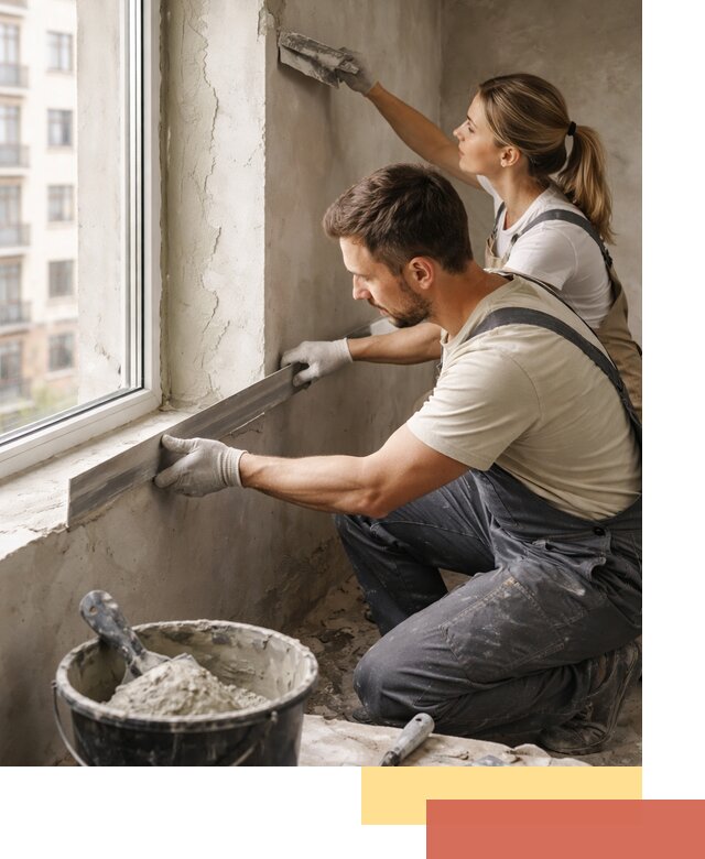 Штукатурка откосов дверей и окон профессионально в Нижнем Тагиле