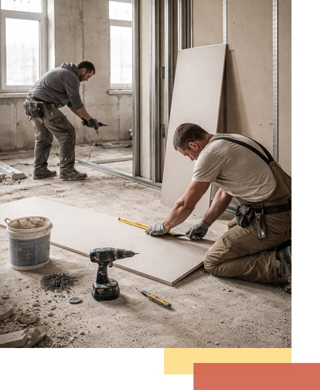 Кладка перегородок из ПГП под ключ в Нижнем Тагиле