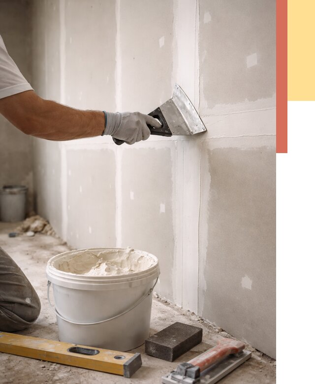 Шпаклевка перегородок из гипсокартона в Нижнем Тагиле от 2602 руб. — услуги ОТДЕЛОЧНИК-Нжн