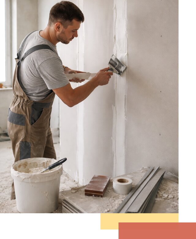 Шпаклевка перегородок из гипсокартона в Нижнем Тагиле качественно и быстро