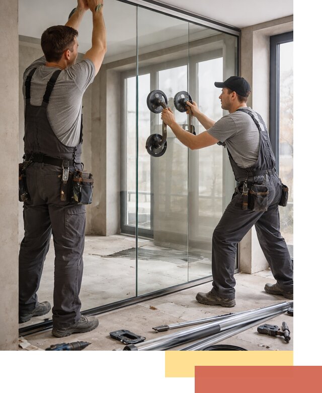 Цельностеклянные перегородки под ключ в Нижнем Тагиле