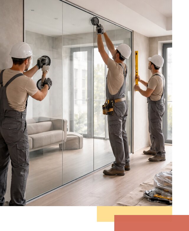 Перегородки из закаленного стекла в Нижнем Тагиле для офисов и квартир