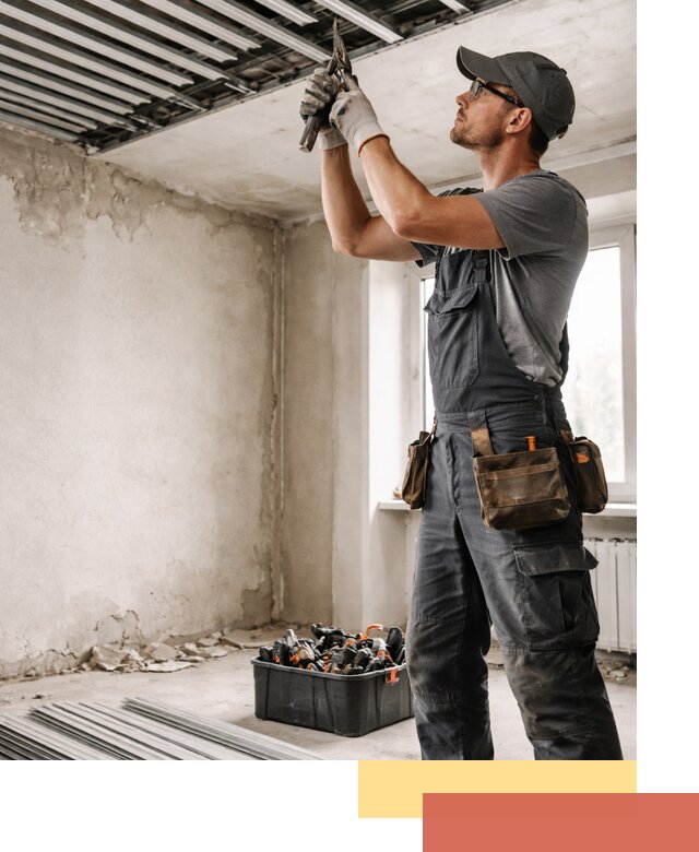 Демонтаж реечного потолка в Нижнем Тагиле быстро и аккуратно