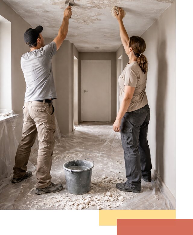 Удаление побелки с потолка в Нижнем Тагиле — быстро и аккуратно