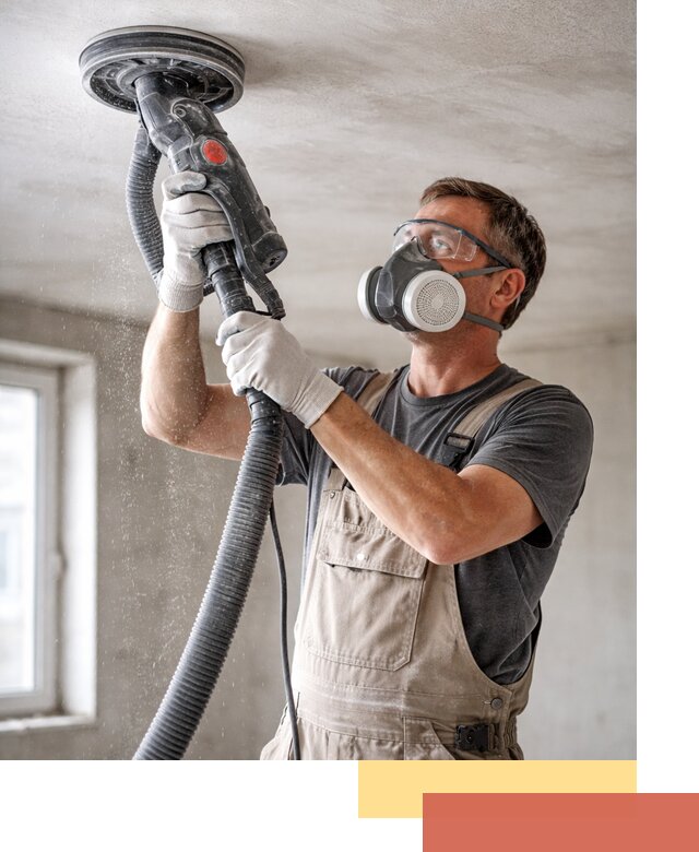 Шлифовка потолка в Нижнем Тагиле — качественная подготовка под отделку