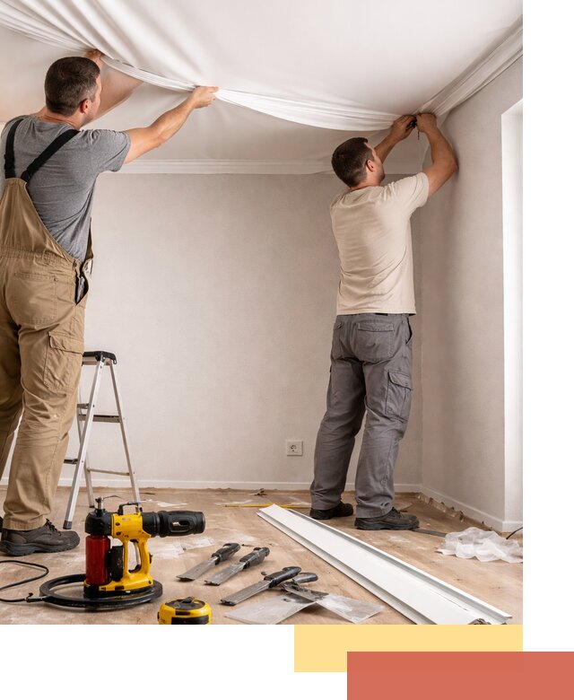 Монтаж ПВХ натяжного потолка в Нижнем Тагиле качественно и быстро