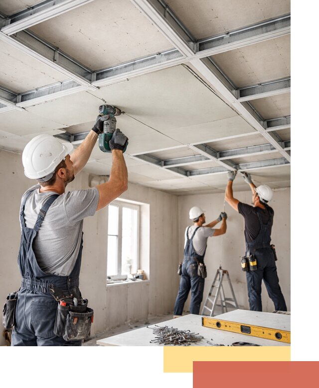 Кессонный потолок из гипсокартона под ключ в Нижнем Тагиле