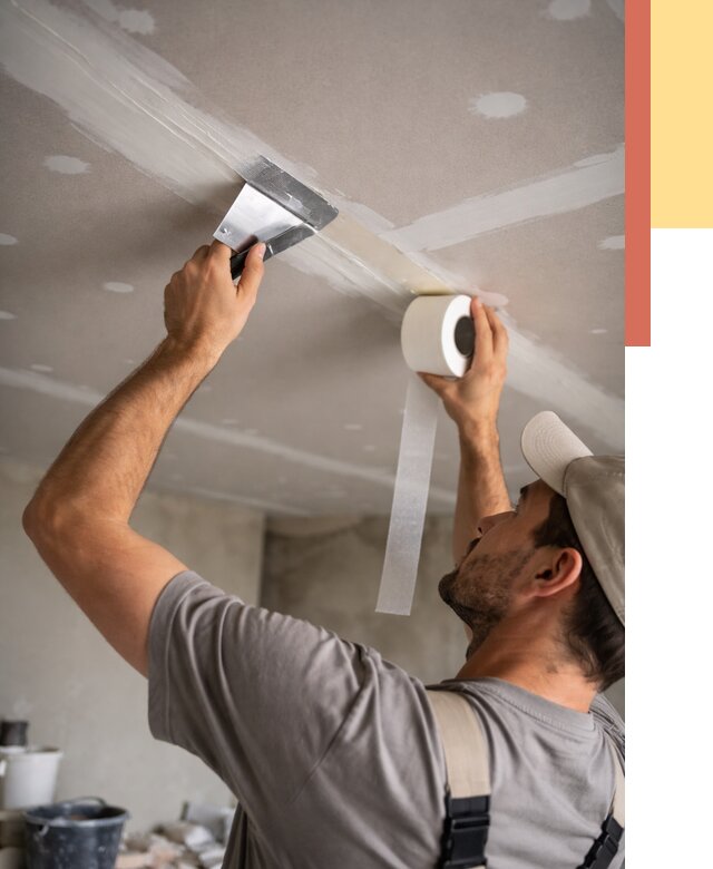 Обработка швов потолка ГКЛ в Нижнем Тагиле от 7807 руб. под ключ | ОТДЕЛОЧНИК-Нжн