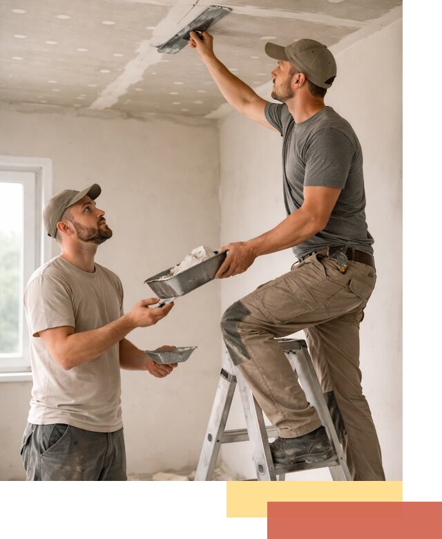 Шпаклевка потолка из гипсокартона в Нижнем Тагиле качественно и быстро