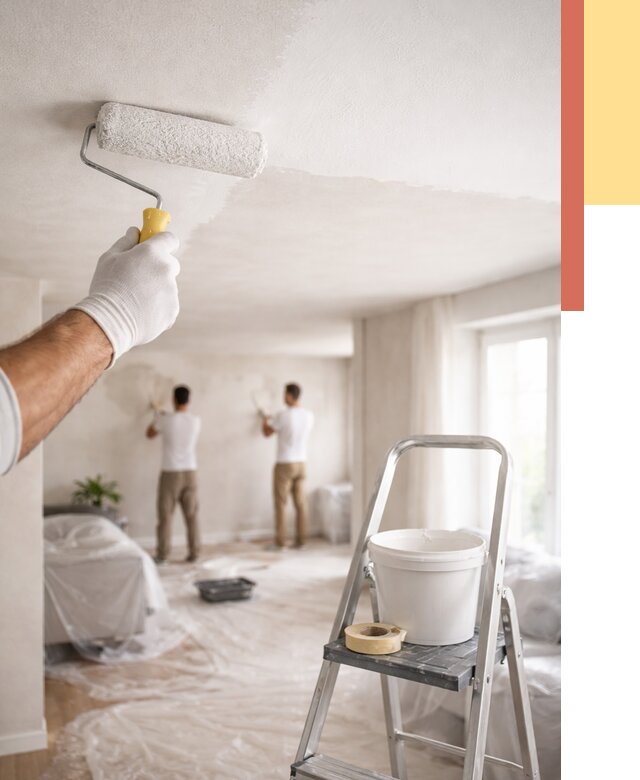 Покраска потолка акриловой краской в Нижнем Тагиле от 2602 руб. | ОТДЕЛОЧНИК-Нжн