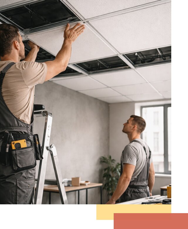 Монтаж потолочной плитки в Нижнем Тагиле качественно и в срок