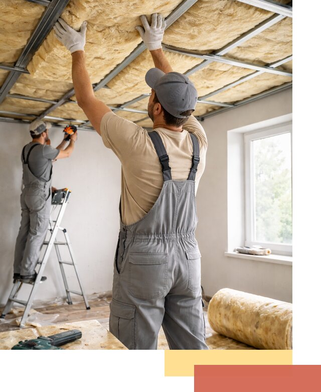 Утепление потолка под ключ в Нижнем Тагиле качественно и быстро