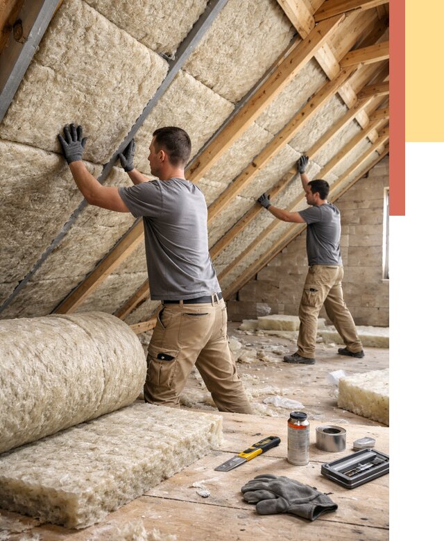 Утепление потолка минватой в Нижнем Тагиле от 1509 руб. — быстро и недорого | ОТДЕЛОЧНИК-Нжн