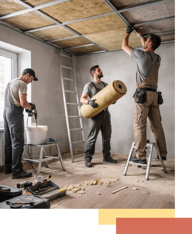 Шумоизоляция потолка в Нижнем Тагиле: профессиональный монтаж и отделка