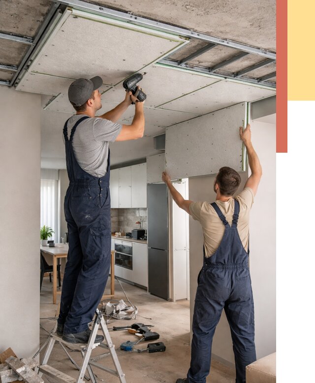 Шумоизоляция потолка панелями зипс в Нижнем Тагиле от 1926 руб. под ключ | ОТДЕЛОЧНИК-Нжн